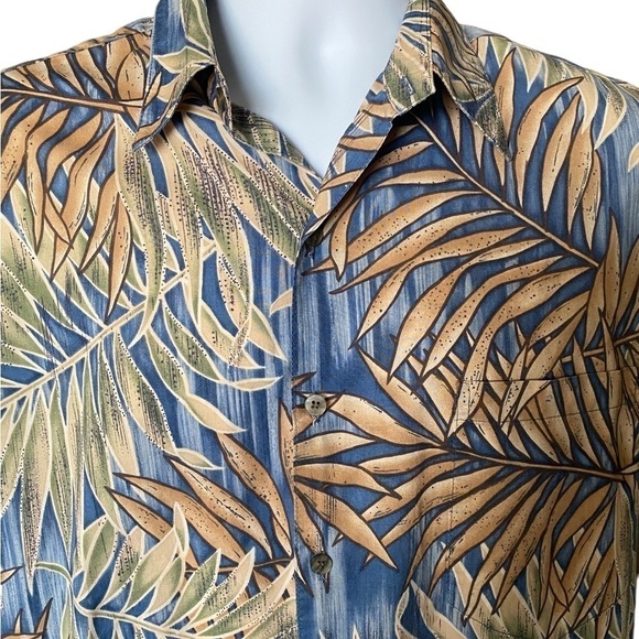TORI RICHARD Aloha Hawaiian Floral Collared Shirt Men S Small - Picture 2 of 5